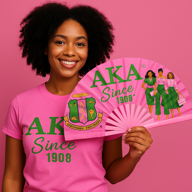Alpha Kappa Alpha Hand Fan